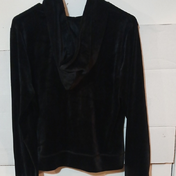 Juicy Couture Black Velour Jacket - Picture 3 of 5